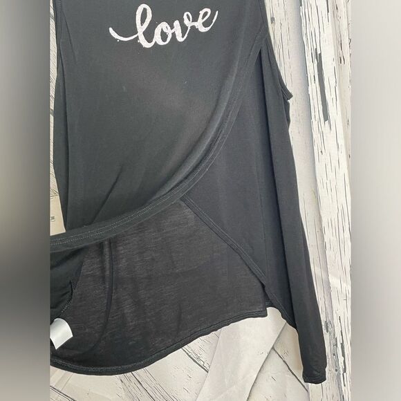 Bird & Vine heart splatter tank top split back S - Picture 3 of 6